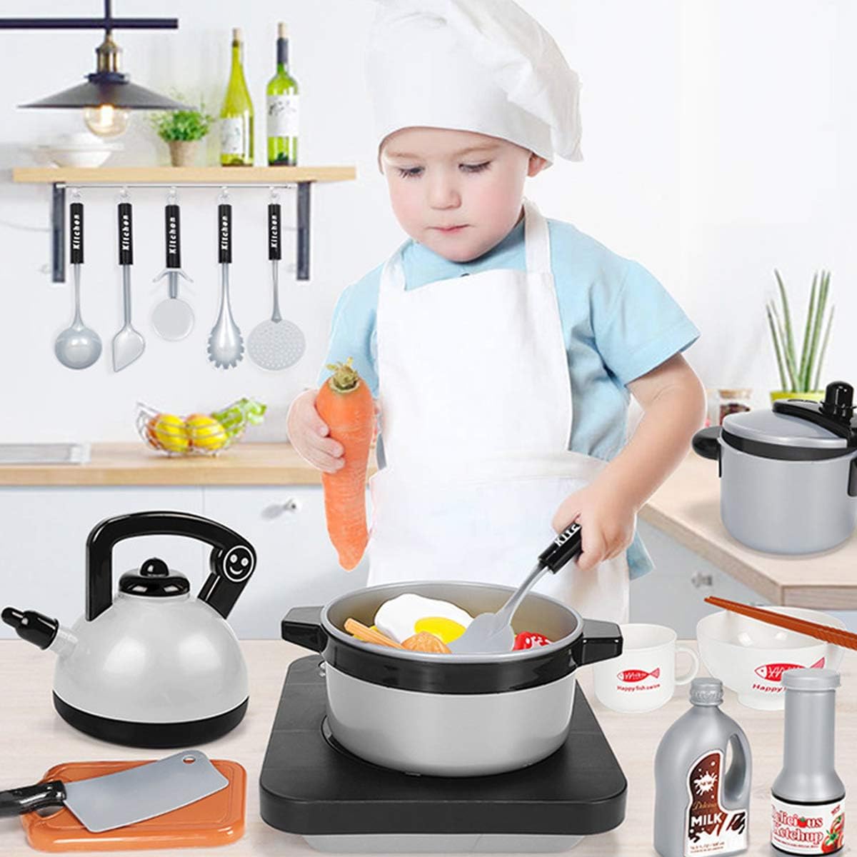 Camping Cooking Kids - Kids Kitchen Toy Set Toddler Pretend