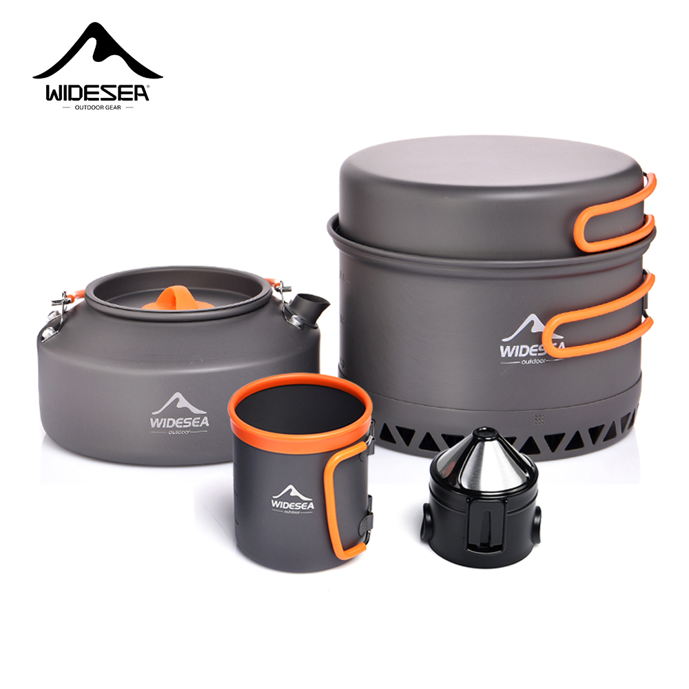 Camping Outdoor Cooking Set - Camping Tableware Outdoor Cookware Set Pots