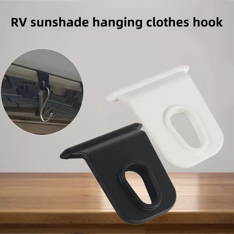 Camping Cooking Hanger - 10Pcs Awning Hooks Sturdy Universal White