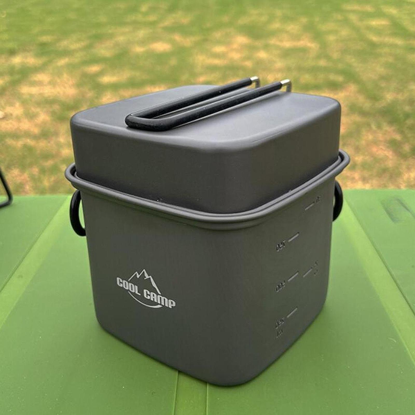 Camping Cooking Pots And Pans - Camping Cookware Set Frying Pan Travel