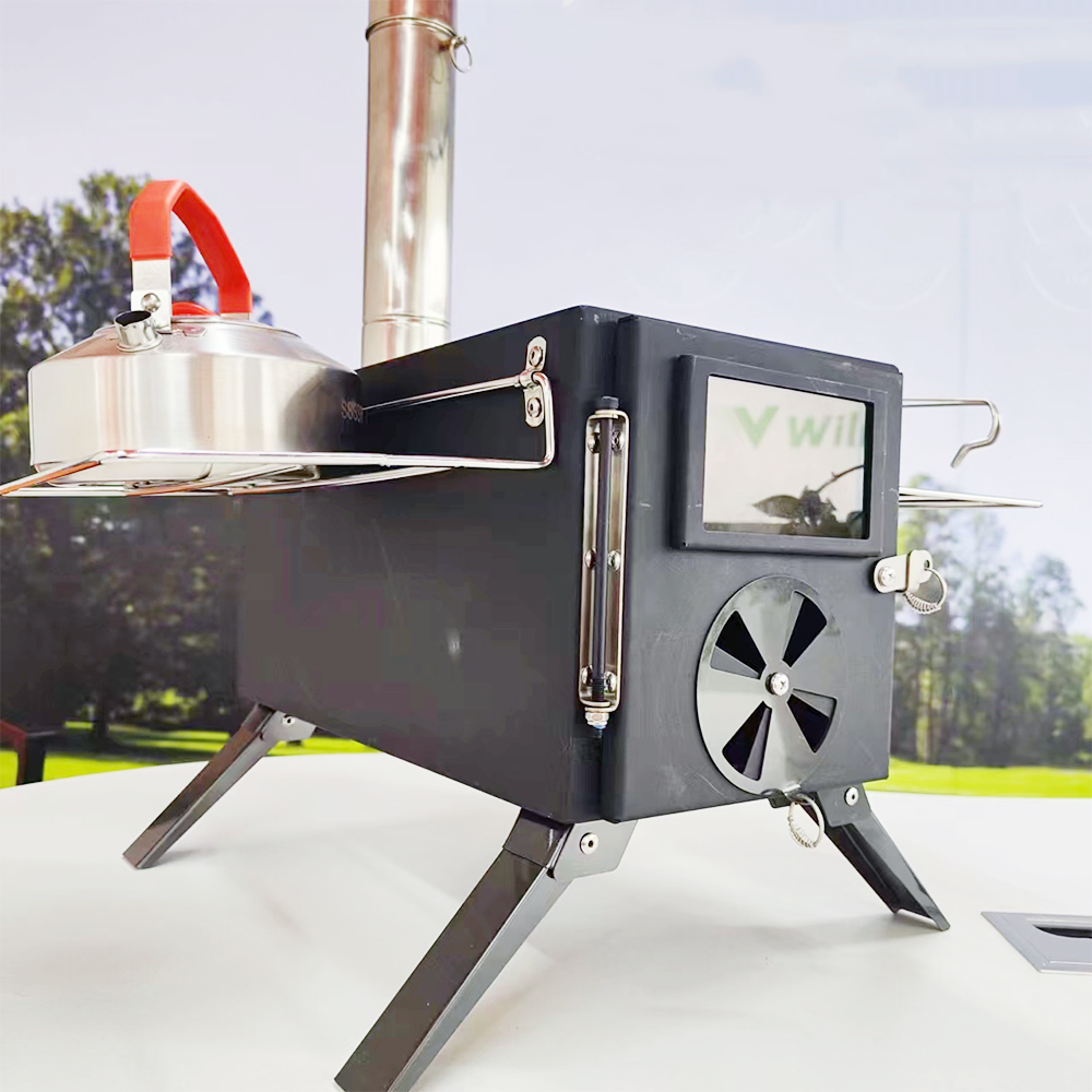 Outdoor Portable Cooking Black - Camping Cooking Fire Stove recension och pris