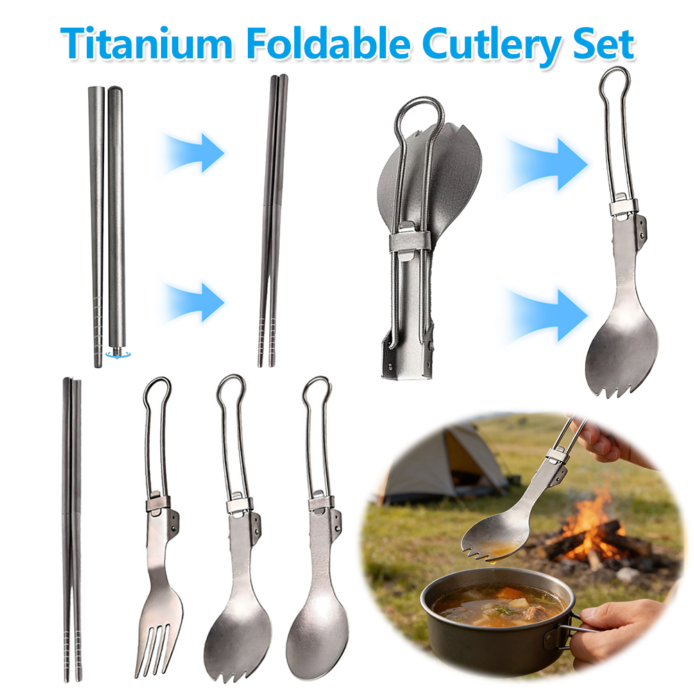 Pure Titanium Spork Set Ultral - Camp Spork Set recension och pris