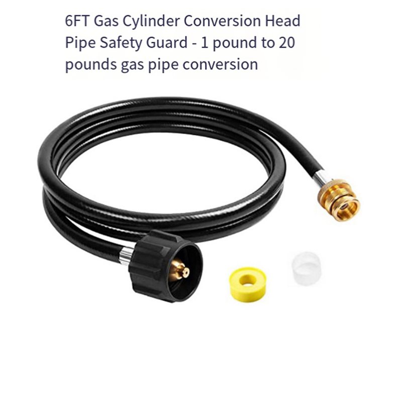 QCC Propane Tanks Adapter Hose - Camping Cooking Easy recension och pris