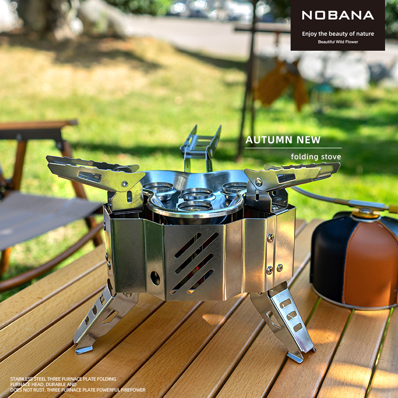 Portable High-power Gas Stove  - Camping Cooking Fire Stove recension och pris