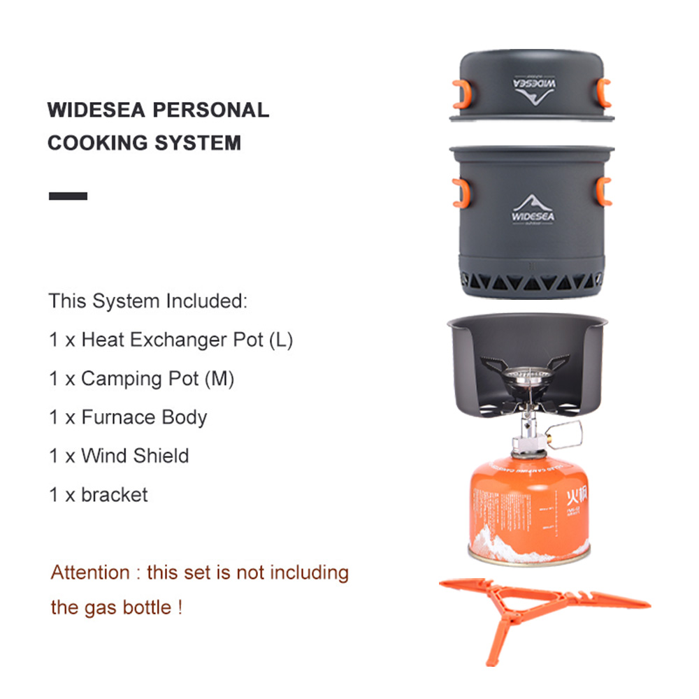 Widesea Portable Camping Stove - Camping Cooking All In One recension och pris