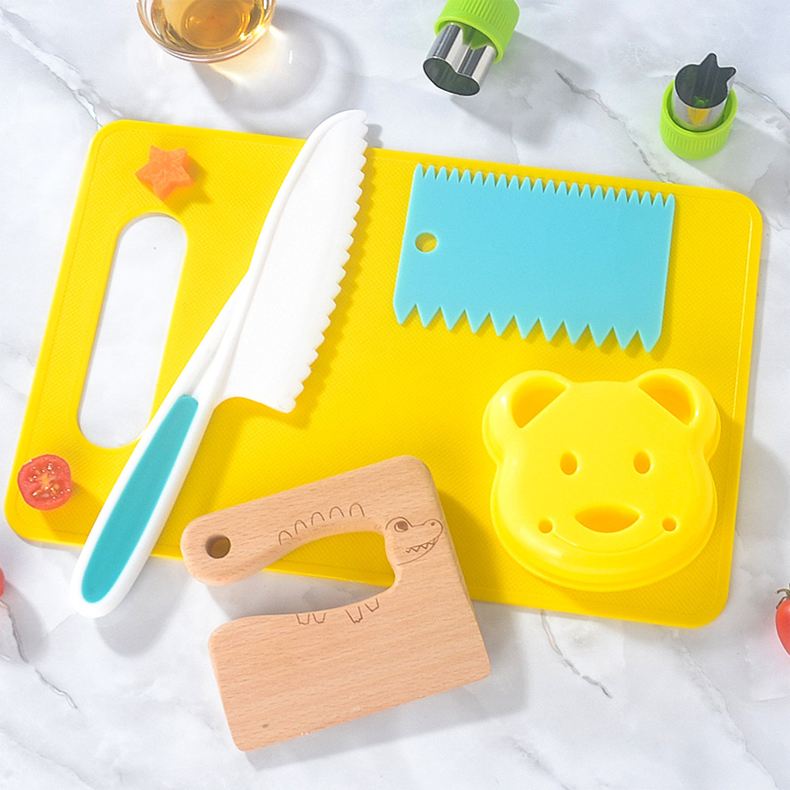 Plastic Kitchen Tools for Kids - Camping Cooking Kids recension och pris