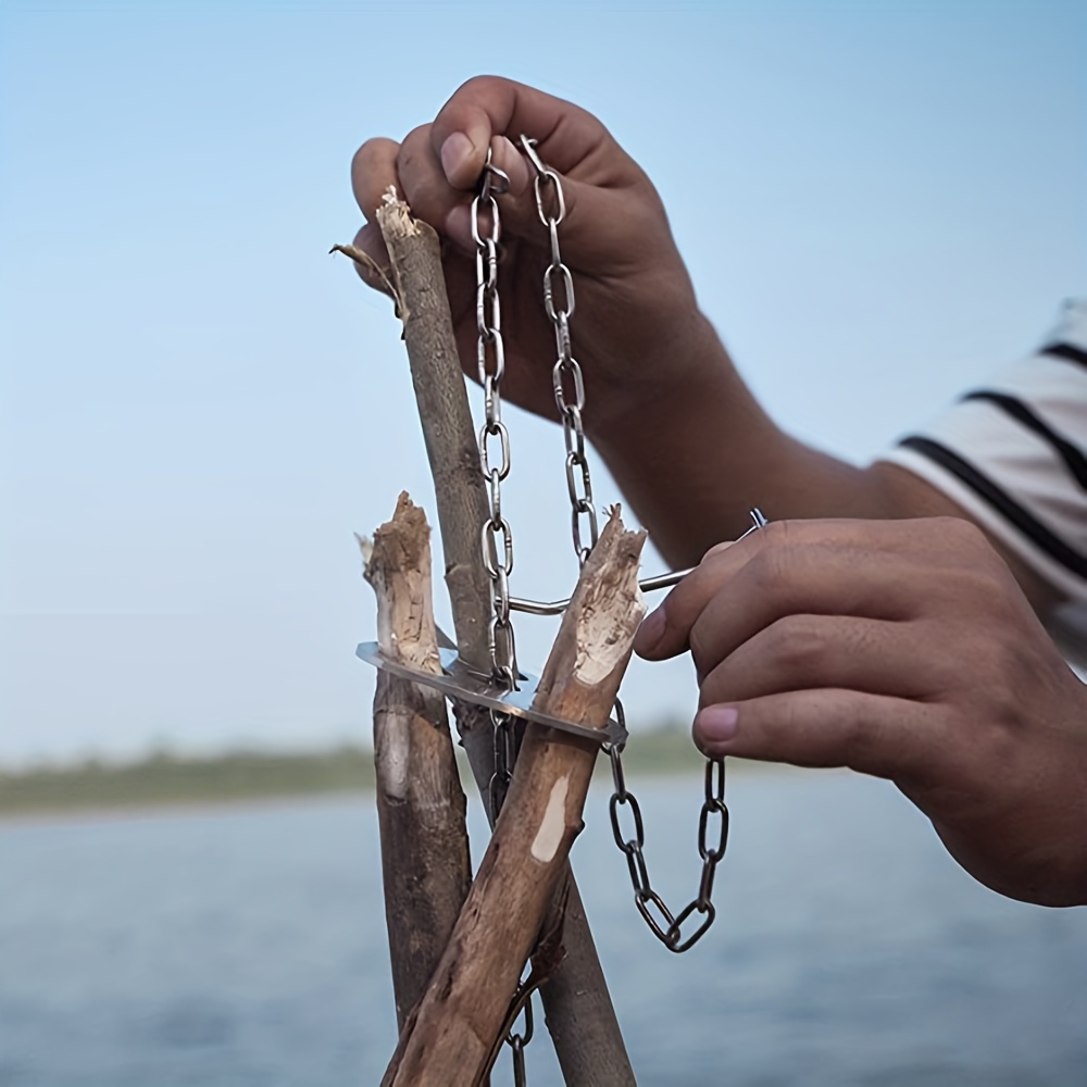 Portable Detachable Outdoor Ba - Camping Cooking Hanger recension och pris