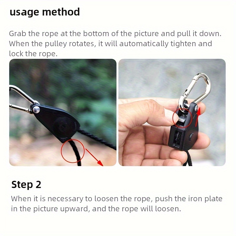 4mm*4m Camping Tent Tie Down R - Camping Cooking Hanger recension och pris