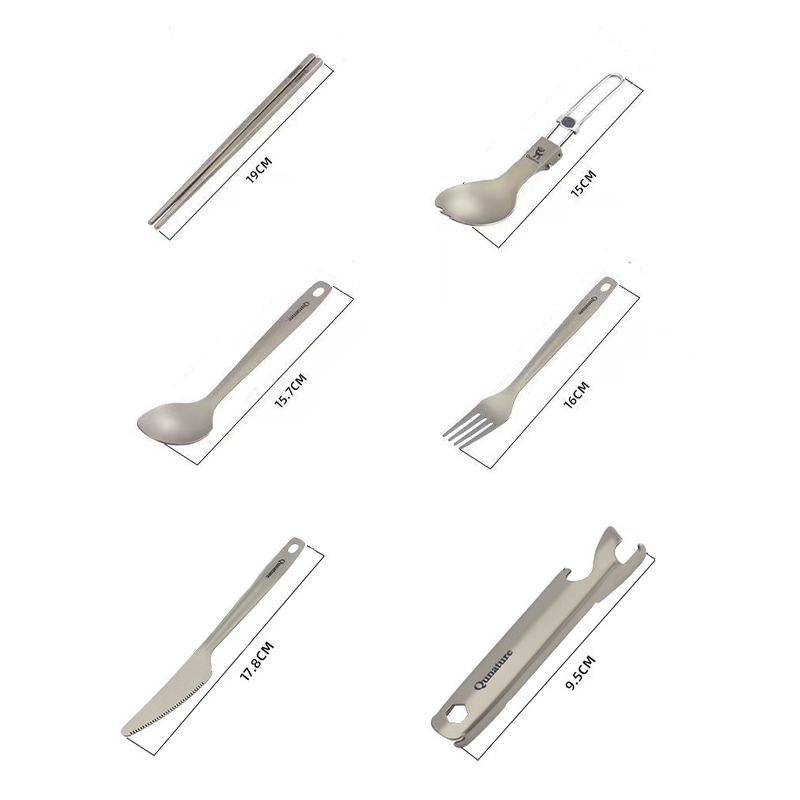 Camping Titanium Spork Spoon O - Camp Spork Set recension och pris