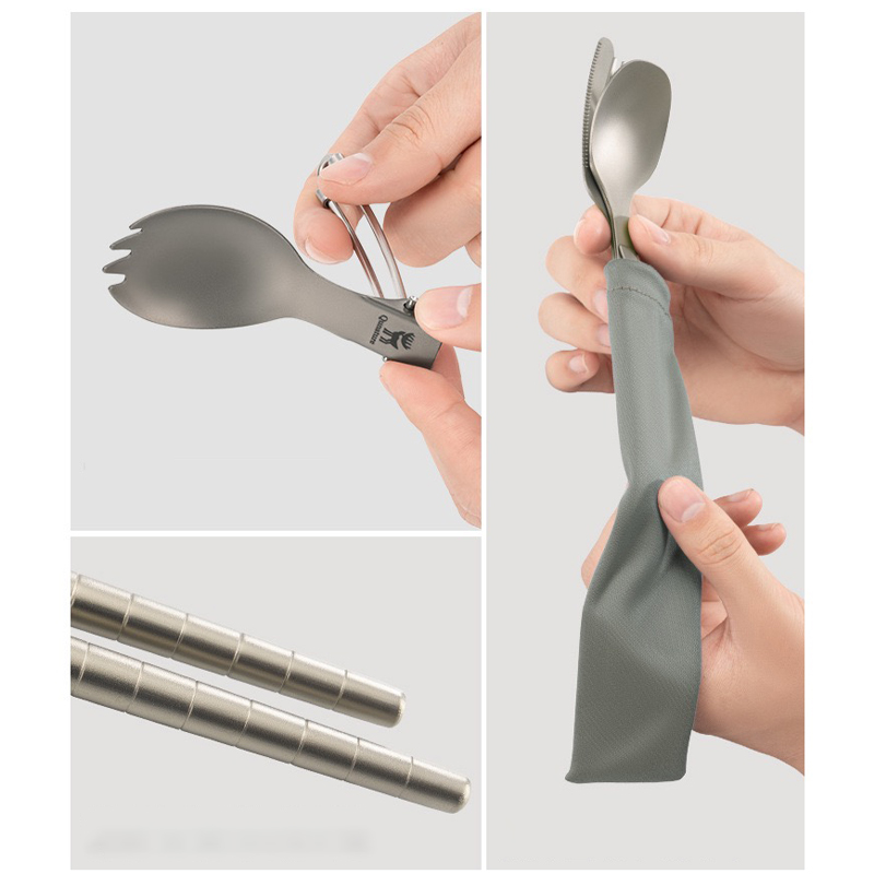 Camping Titanium Spork Spoon O - Camp Spork Set recension och pris