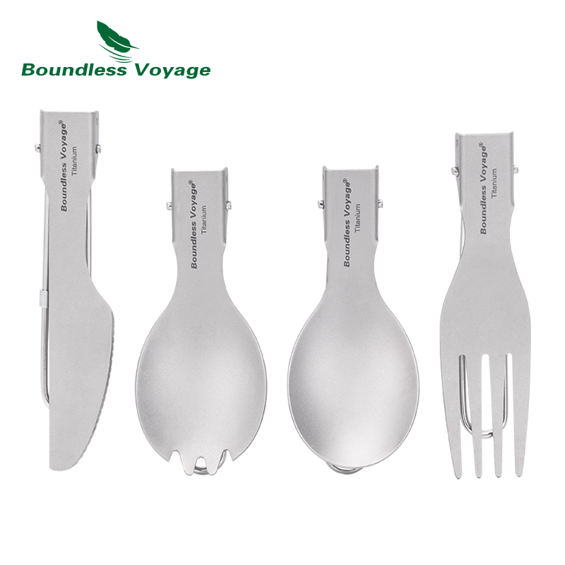 Boundless Voyage Titanium Fold - Camp Spork Set recension och pris