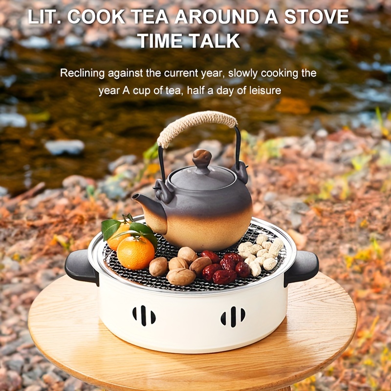 1pcs Portable Barbecue Stove V - Camping Cooking Cupboard recension och pris