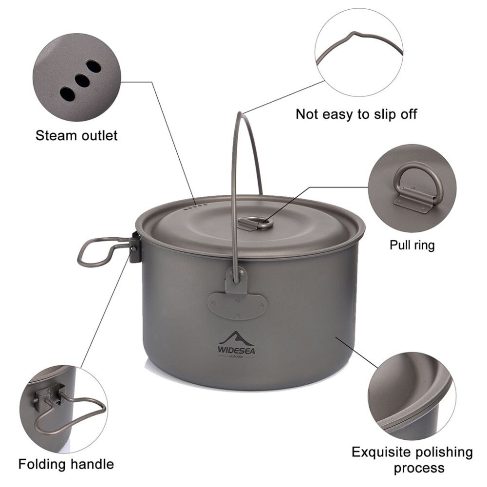 Widesea Camping Tableware Tita - Camping Cooking Pots And Pans recension och pris