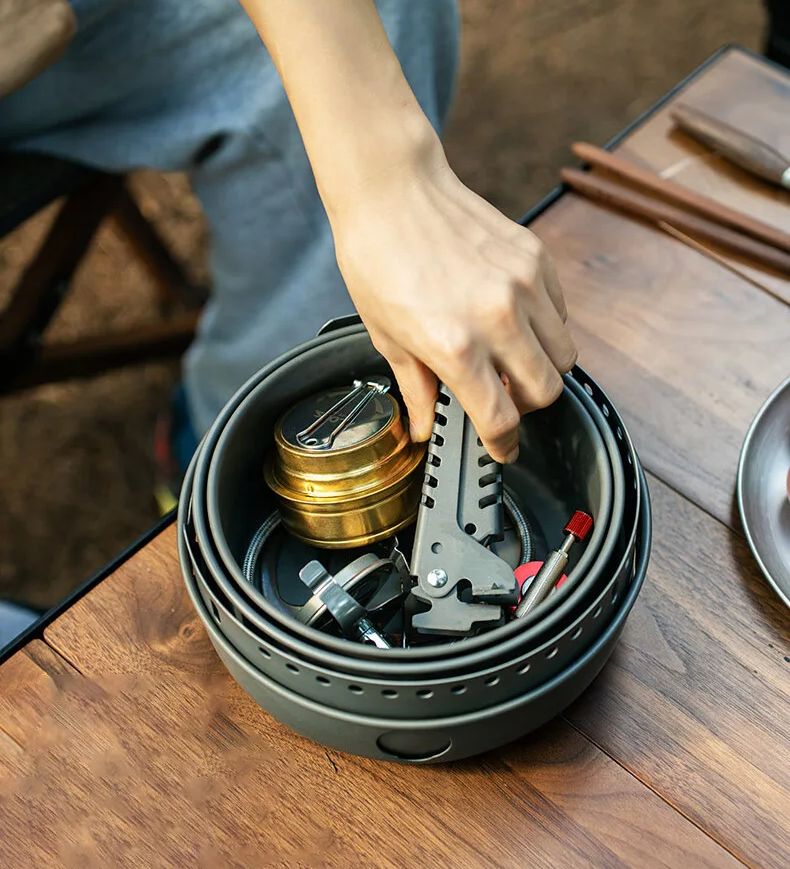 Camping Gas Stove Alcohol Stov - Camping Cooking Cupboard recension och pris