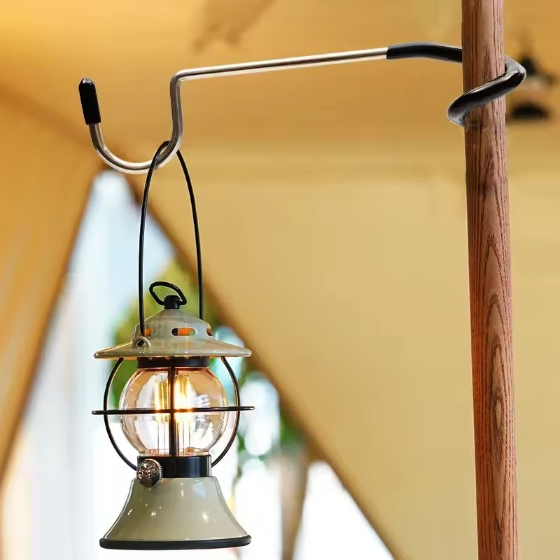 Stainless Steel Light Stand Ho - Camping Cooking Hanger recension och pris
