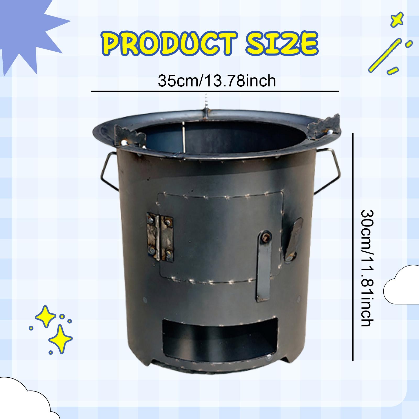 Camping Wood Stove Folding Iro - Camping Cooking Fire Stove recension och pris