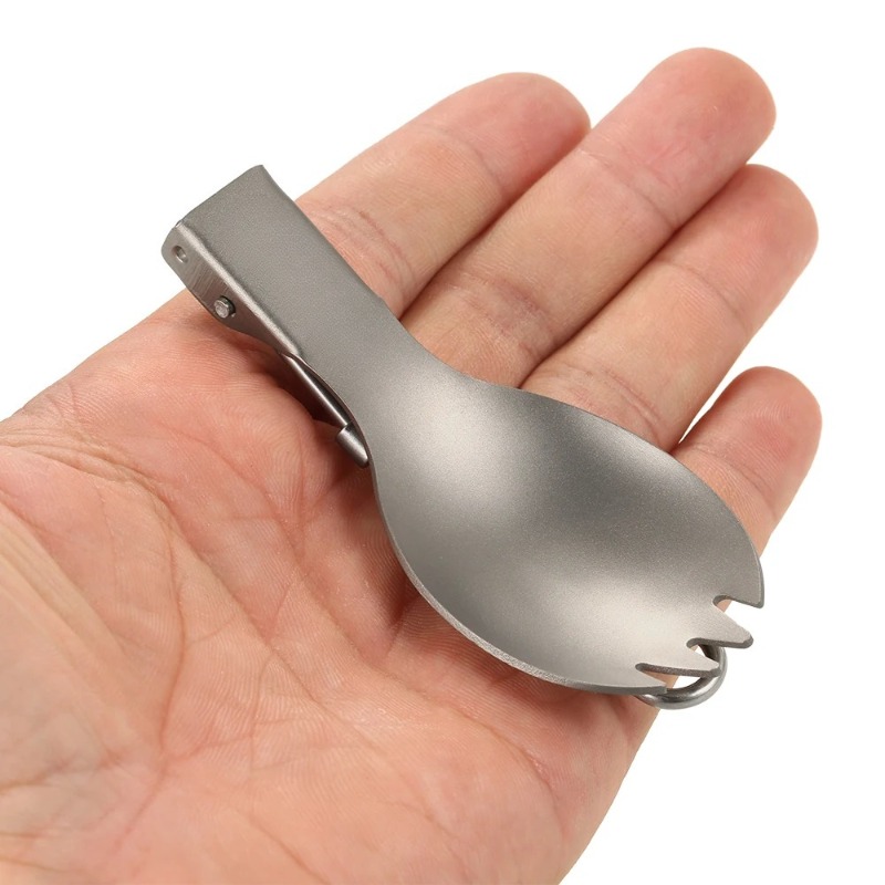 Lixada Ultralight Titanium Coo - Camp Spork Set recension och pris