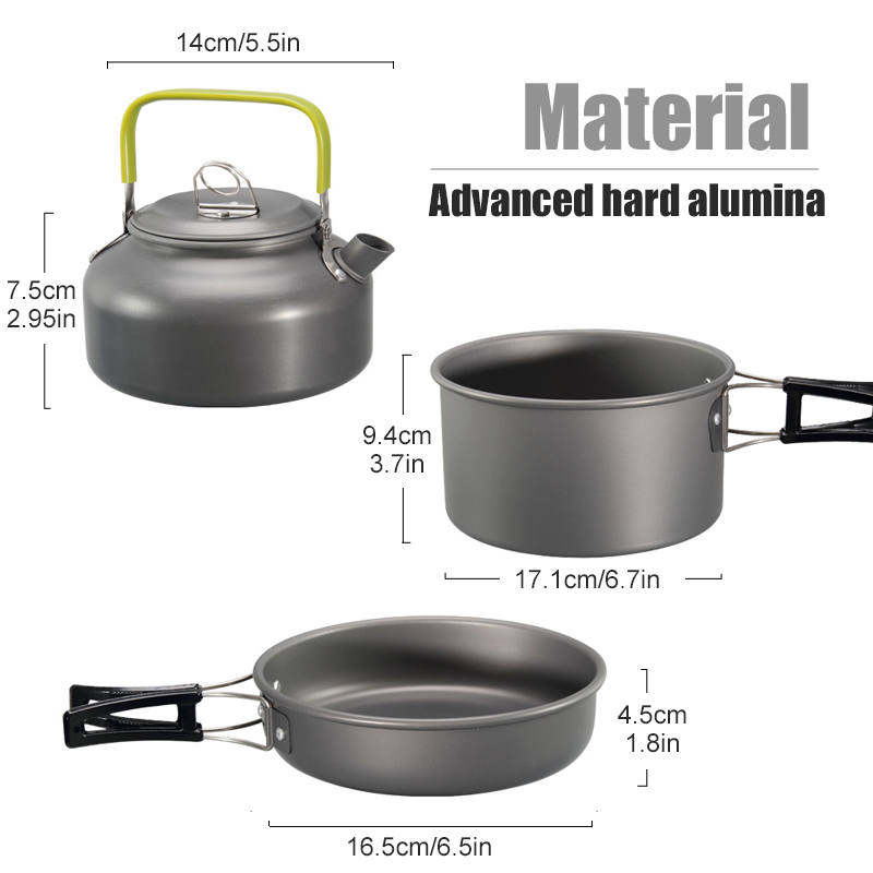 WESTTUNE Camping Cookware Kit  - Camping Outdoor Cooking Set recension och pris