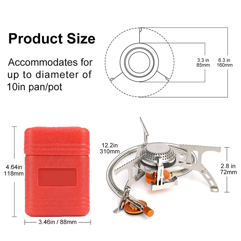 Camping Gas Stove Portable Fol - Camping Cooking Gazebo recension och pris