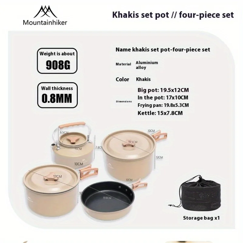 Mountainhiker new set pot kett - Camping Cooking Cupboard recension och pris