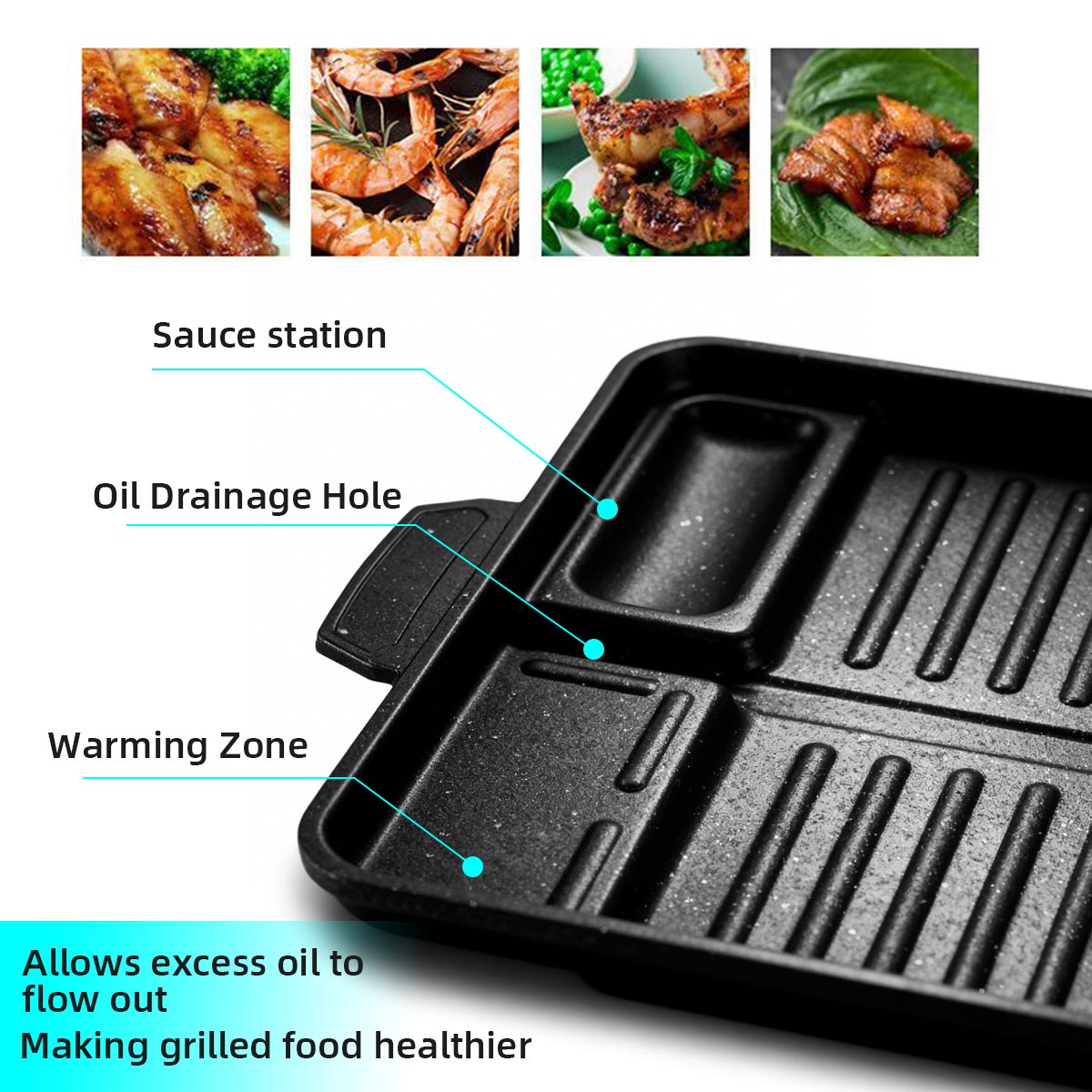 Korean Grill Meat Plate Alumin - Camping Cooking Cupboard recension och pris