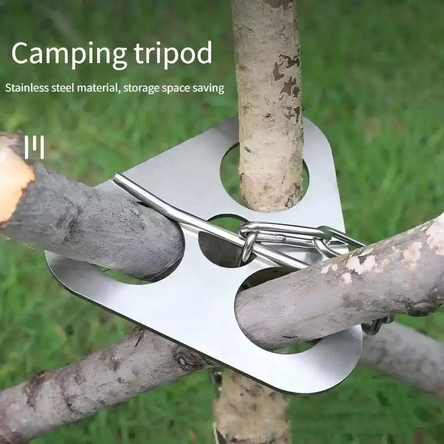 Stainless Steel Portable Campi - Camping Cooking Hanger recension och pris