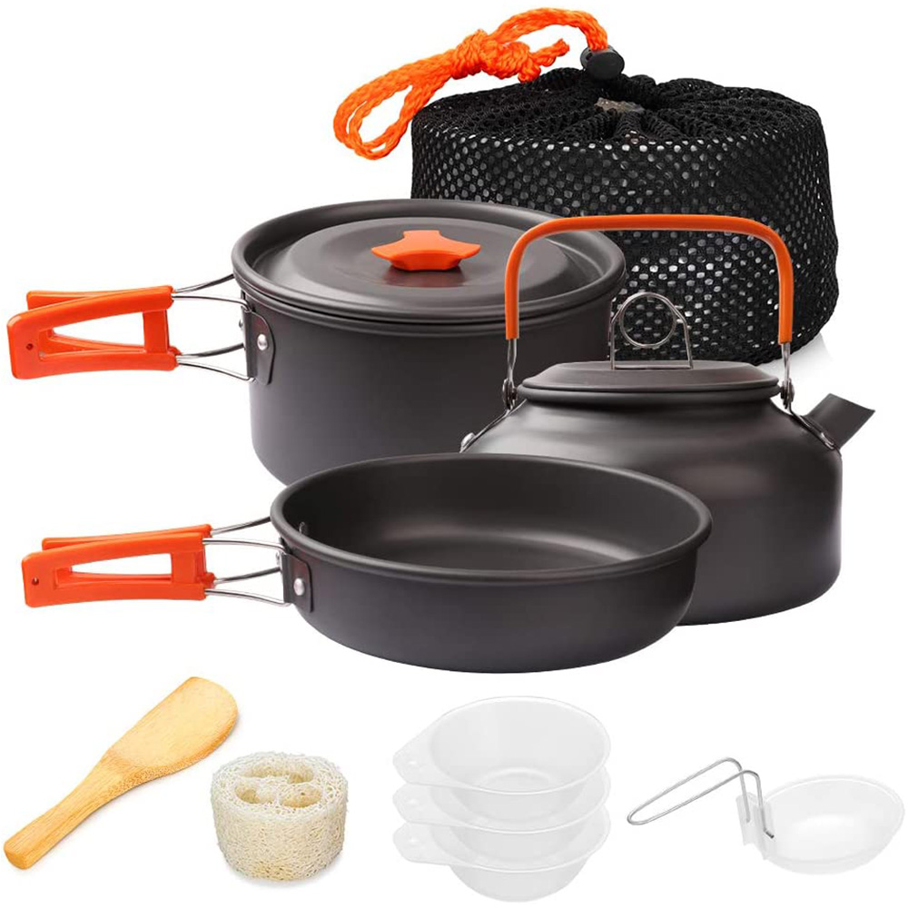 1pcs/1set Camping Cookware Kit - Camping Cooking Pots And Pans recension och pris