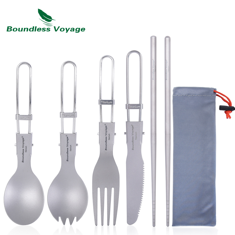 Boundless Voyage Titanium Camp - Camp Spork Set recension och pris