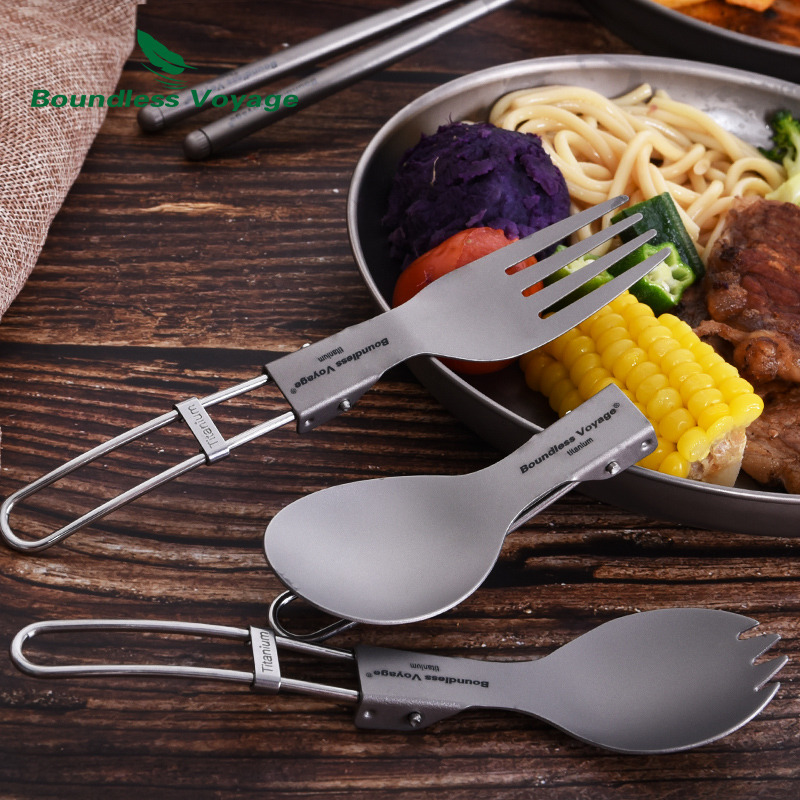 Boundless Voyage Titanium Camp - Camp Spork Set recension och pris