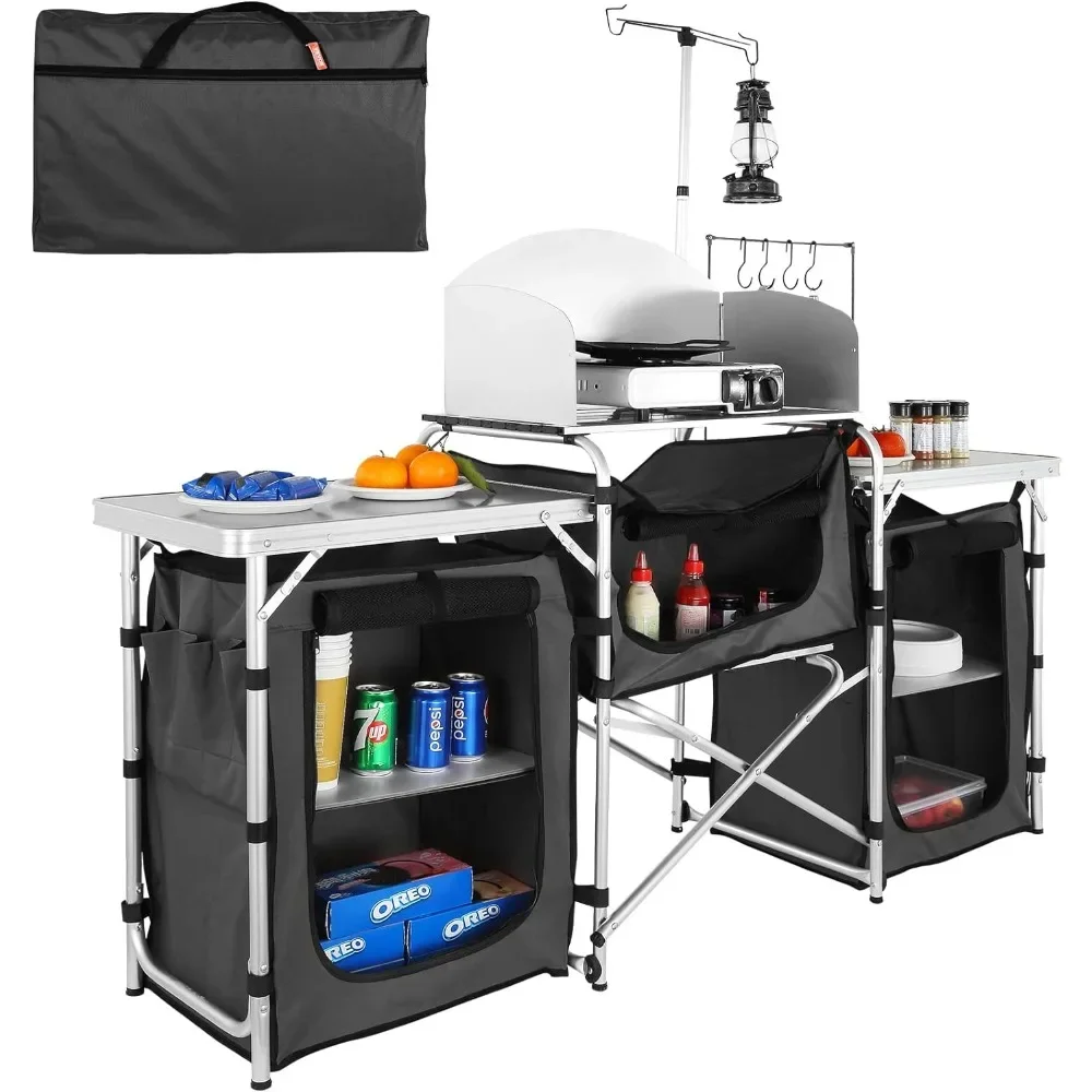A Camping Kitchen Table, Foldi - Camping Cooking Cupboard recension och pris
