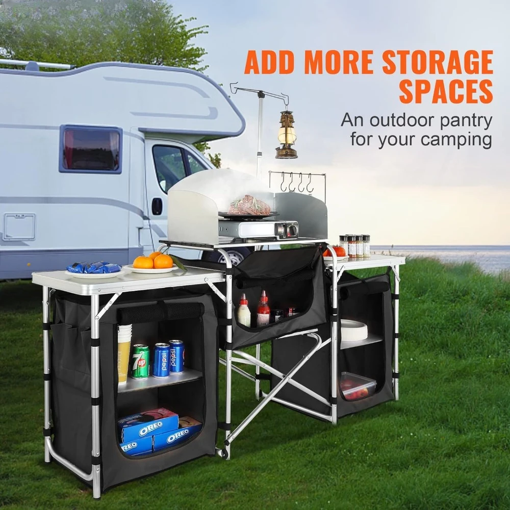 A Camping Kitchen Table, Foldi - Camping Cooking Cupboard recension och pris