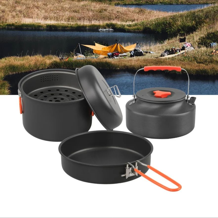Outdoor Cookware Set Camping C - Camping Outdoor Cooking Set recension och pris