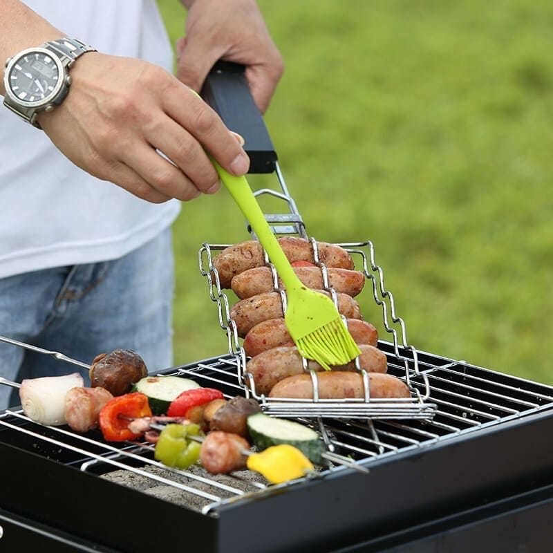 Portable Camping BBQ Grill Com - Camping Cooking Easy recension och pris