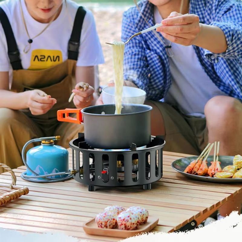 High-Power 7-Core 21000W Porta - Camping Cooking Fire Stove recension och pris