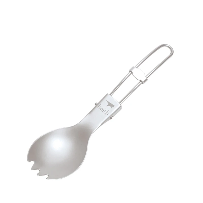 Keith Outdoor Titanium Folding - Camp Spork Set recension och pris