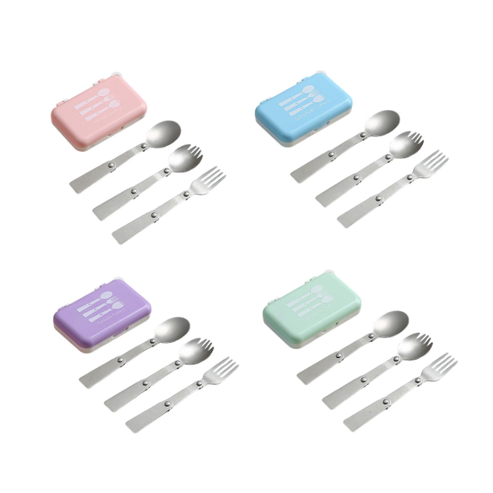 Camping Cutlery Set Folded For - Camp Spork Set recension och pris