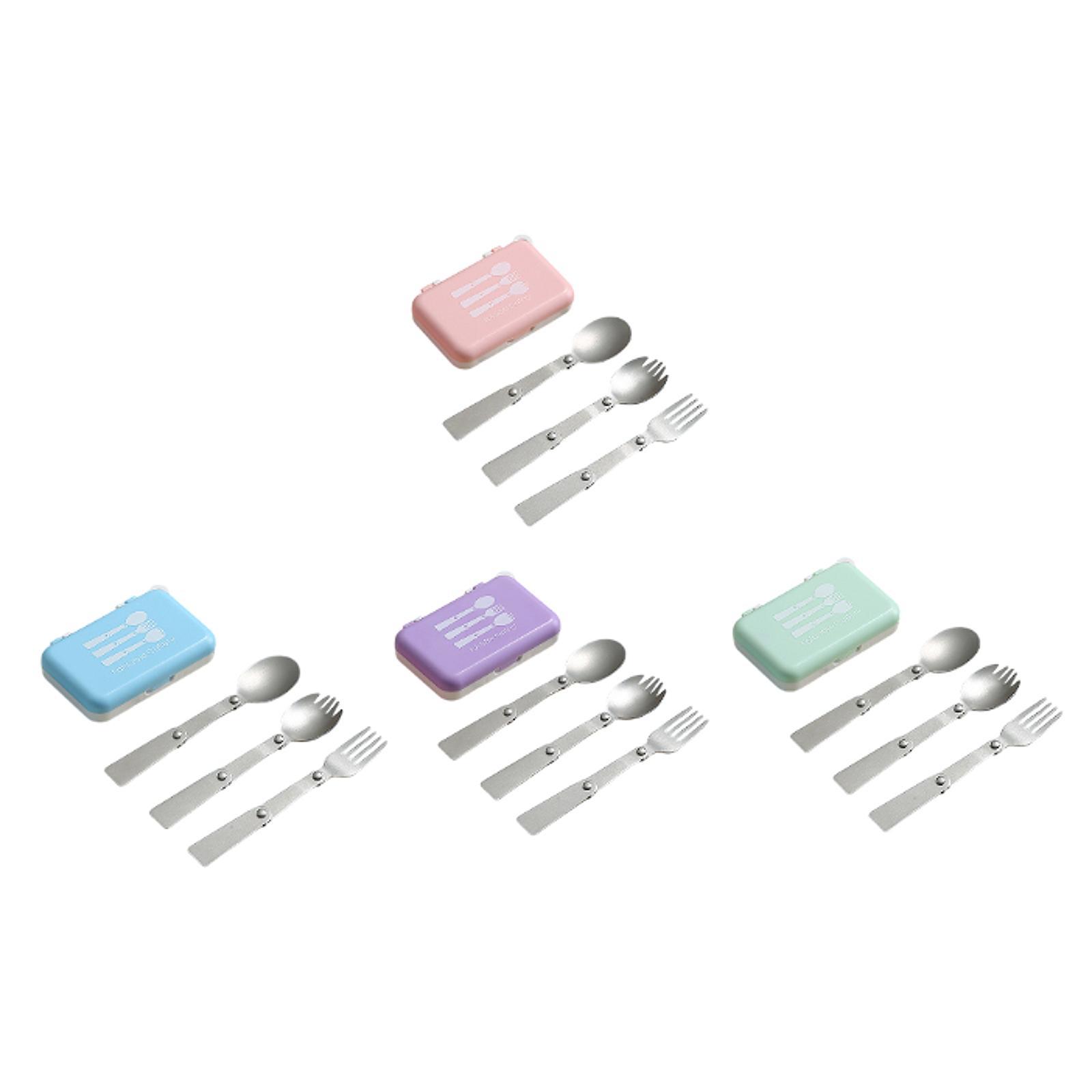 Camping Cutlery Set Folded For - Camp Spork Set recension och pris