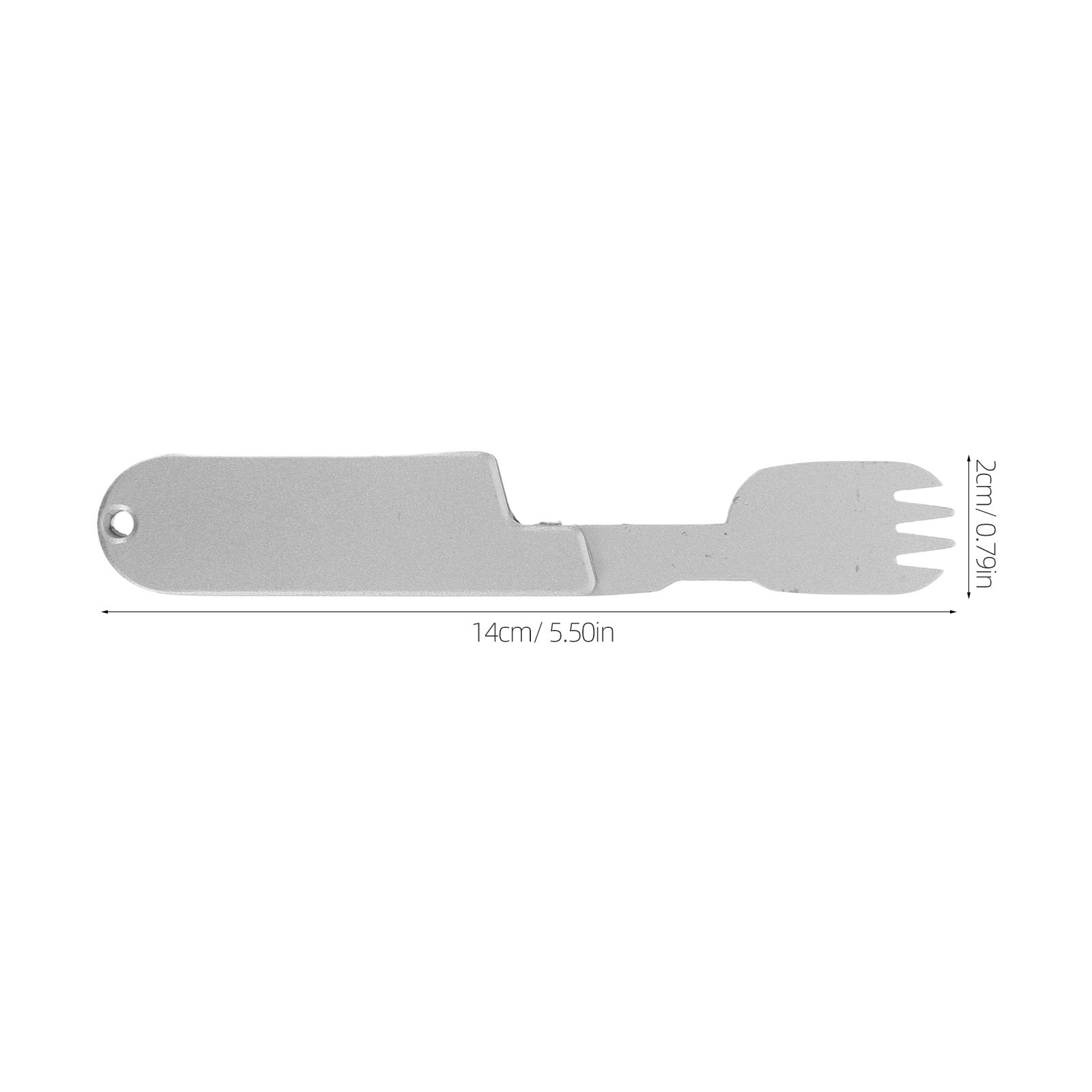 Ultralight 2 in 1 Camping Uten - Camp Spork Set recension och pris