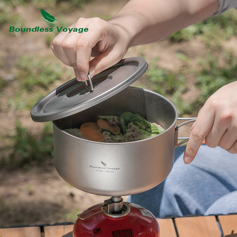 Boundless Voyage Titanium Camp - Camping Cooking Pots And Pans recension och pris