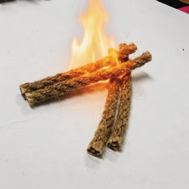 Outdoor Mini Wax Hemp Rope Por - Camping Cooking Fire Stove recension och pris