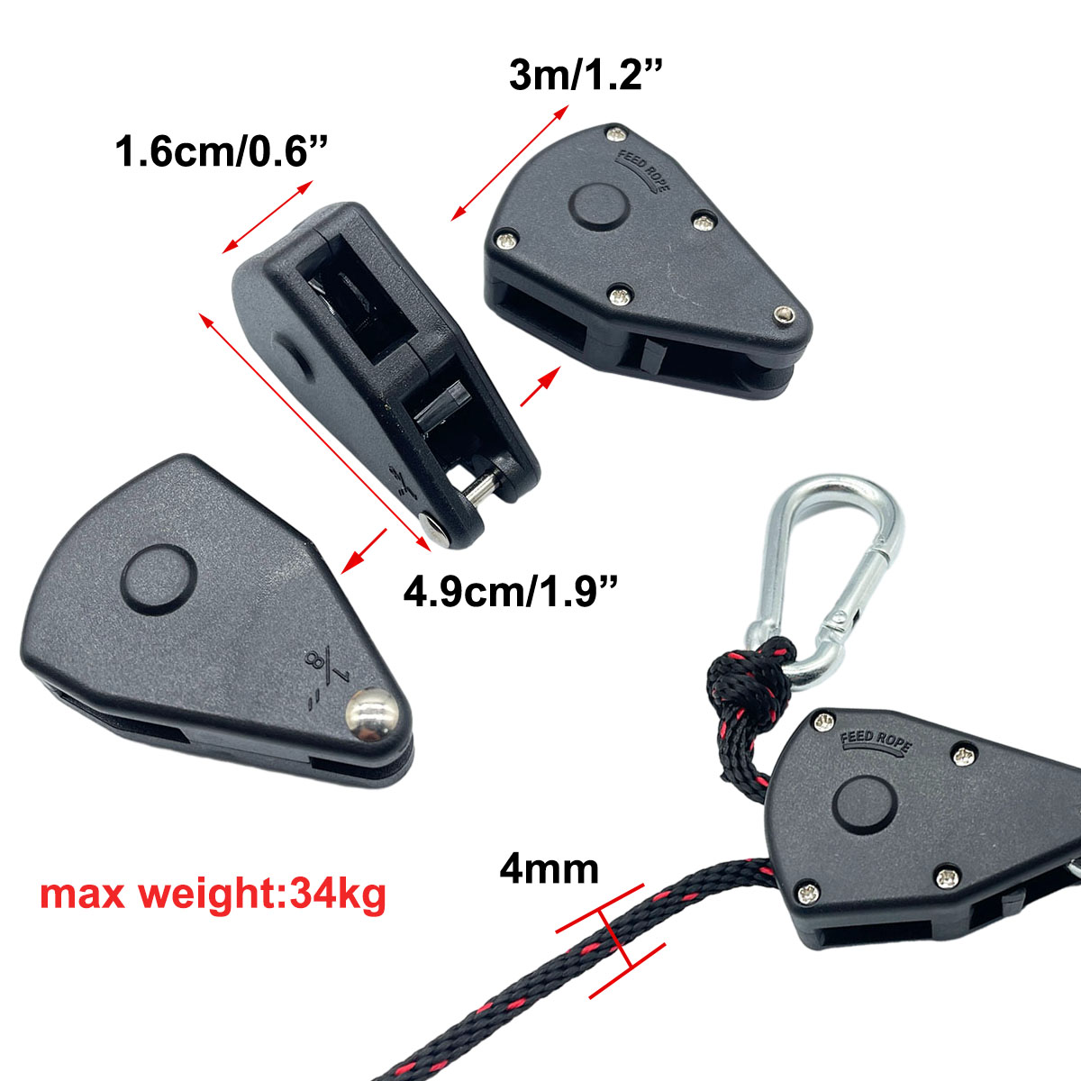 4mm Camping Tent Tie Down Rope - Camping Cooking Hanger recension och pris
