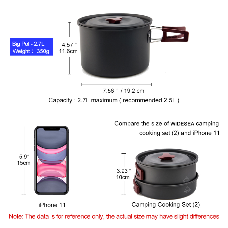 Widesea Camping Cookware Set O - Camping Cooking All In One recension och pris