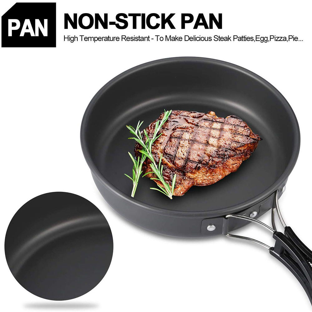 Outdoor Camping Cookware Set M - Camping Outdoor Cooking Set recension och pris