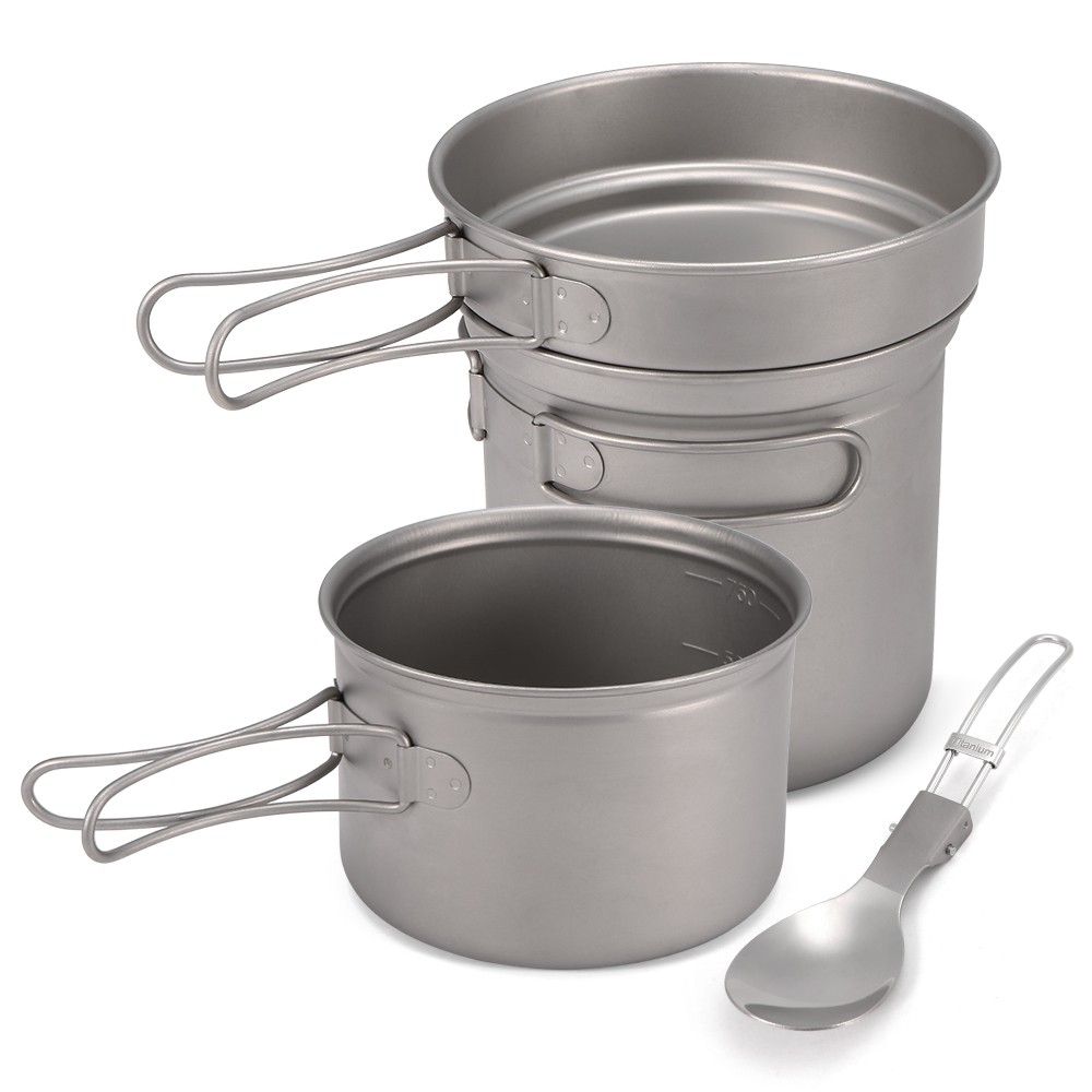 Ultralight 3pcs Titanium Campi - Camp Spork Set recension och pris