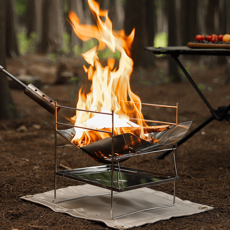 Wood Burning Camping Stove Por - Camping Cooking Fire Stove recension och pris